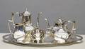 102 FIVE PIECE STERLING SILVER TEA AND COFFEE SERVICE