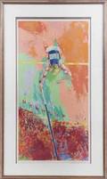 LeROY NEIMAN 1980 OLYMPIC POLE VAULTING SERIGRAPH