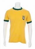 PELE GAME WORN 1971 BRAZIL NATIONAL TEAM JERSEY
