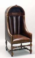115 RARE REGENCY MAHOGANY PORTERS CHAIR