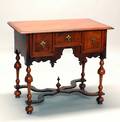112 JACOBEAN STYLE MAHOGANY LOW BOY