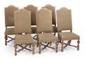 EVANDER HOLYFIELD SET OF SIX DINING CHAIRS