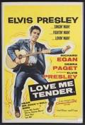 ELVIS PRESLEY LOVE ME TENDER ENGLISH POSTER