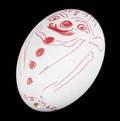 FRANK SINATRA SIGNED AND ILLUSTRATED EASTER EGG