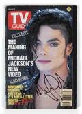 MICHAEL JACKSON SIGNED TV GUIDE