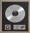 MICHAEL JACKSON PLATINUM RECORD AWARD
