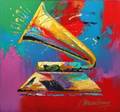 GRAMMY FOUNDATION LOGO PAINTING BY MALCOLM FARLEY