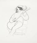 JERRY GARCIA AL HIRSCHFELD SIGNED PRINT