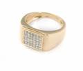 ELVIS PRESLEY GOLD AND DIAMOND RING