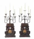 LIBERACE PHYLLIS MORRIS CANDELABRA LAMPS