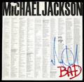 MICHAEL JACKSON SIGNED ALBUM SLEEVE
