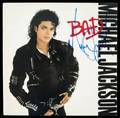 MICHAEL JACKSON SIGNED BAD ALBUM