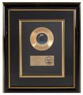 MICHAEL JACKSON GOLD SINGLE RECORD AWARD