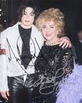 MICHAEL JACKSON AND ELIZABETH TAYLOR SIGNED PHOTOGRAPH