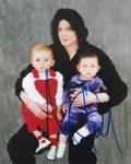 MICHAEL JACKSON SIGNED FAMILY PORTRAIT