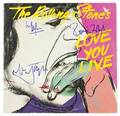 ROLLING STONES SIGNED LOVE YOU LIVE ALBUM