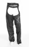 GENE SIMMONS SIGNED MOTORCYCLE CHAPS