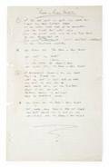 BON SCOTT HANDWRITTEN ACDC SONG IDEAS
