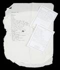 AXL ROSE HANDWRITTEN POEMSLYRICS