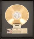 THE TRAVELING WILBURYS GOLD RECORD AWARD