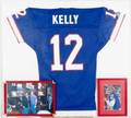 BURT REYNOLDS JIM KELLY JERSEY WITH PHOTOGRAPH AND ART IMAGE