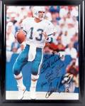 DAN MARINO SIGNED AND INSCRIBED PHOTOGRAPH TO BURT REYNOLDS