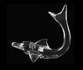 91 DAUM CLEAR CRYSTAL FIGURE OF A DOLPHIN