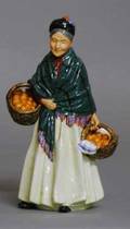 89 ROYAL DOULTON PORCELAIN FIGURE THE ORANGE LADY