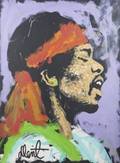 JIMI HENDRIX PAINTING BY DENNY DENT