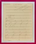 JERRY HERMAN SIGNED CONDUCTORS SHEET MUSIC