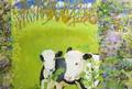CHRISTIANE KUBRICK FRENCH B 1932 YOUNG COWS IN BALLYNATRAY TWO COWS 1974