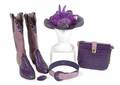 LONI ANDERSON VIOLET WESTERN ACCESSORIES