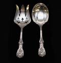 175 STERLING SILVER SALAD FORK AND SPOON