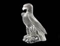 172 LALIQUE MOLDED AND FROSTED CRYSTAL LIBERTY EAGLE