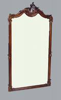 420 VICTORIAN MAHOGANY CONSOLE AND PIER MIRROR