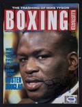 BUSTER DOUGLAS SIGNED 1990 BOXING ILLUSTRATED MAGAZINE