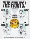MARVIN HAGLER AND THOMAS HEARNS 1986 FIGHT PROGRAM