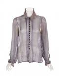 ANN WILSON WORN SHEER SILK BLOUSES