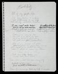 PRINCE ORIGINAL HANDWRITTEN LYRICS FOR EROTIC CITY