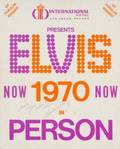 ELVIS PRESLEY TWICE SIGNED 1970 PROMOTIONAL FLYER