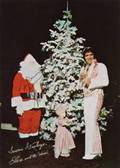 ELVIS PESLEY SIGNED HOLIDAY POSTCARD