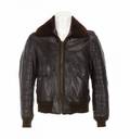 ELVIS PRESLEY BROWN LEATHER BOMBER JACKET
