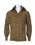 ELVIS PRESLEY MULTICOLORED GEOMETRIC PRINT SHIRT
