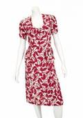 MADONNA EVITA PRINTED DRESS