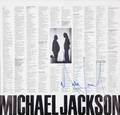 MICHAEL JACKSON SIGNED BAD ALBUM LINER