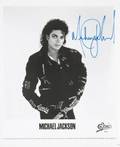 MICHAEL JACKSON SIGNED PHOTOGRAPH