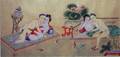 107 TWO CHINESE 19TH CENTURY EROTIC PILLOW BOOK PAINTI