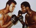 MUHAMMAD ALI VS JOE FRAZIER SIGNED PHOTOGRAPH