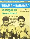 MUHAMMAD ALI VS TREVOR BERBICK 1981 DRAMA IN THE BAHAMAS OFFICIAL ONSITE FIGHT PROGRAM