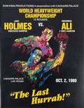 MUHAMMAD ALI VS LARRY HOLMES 1980 OFFICIAL ONSITE FIGHT PROGRAM